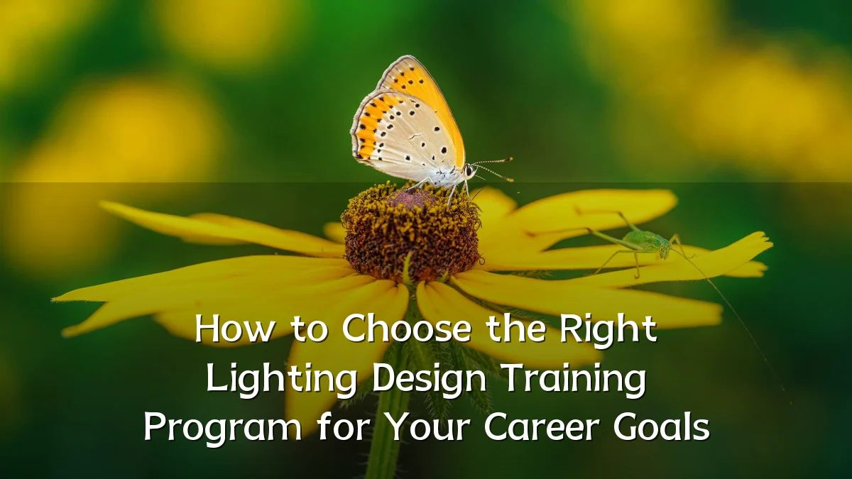 How to Choose the Right Lighting Design Training Program for Your Career Goals