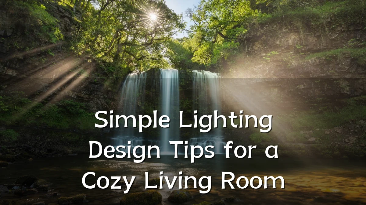 Simple Lighting Design Tips for a Cozy Living Room