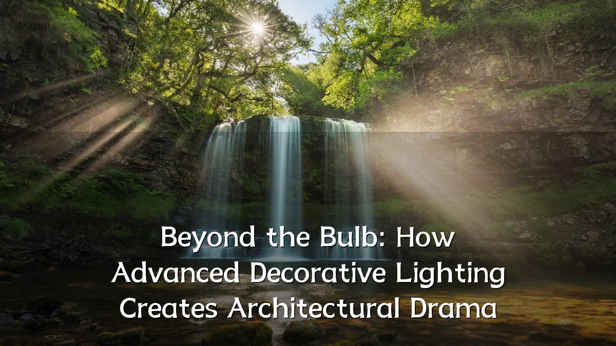 Beyond the Bulb: How Advanced Decorative Lighting Creates Architectural Drama