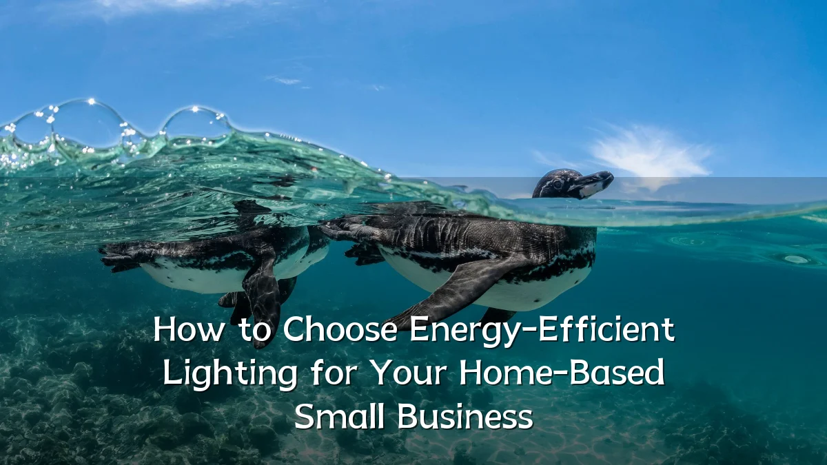 How to Choose Energy-Efficient Lighting for Your Home-Based Small Business