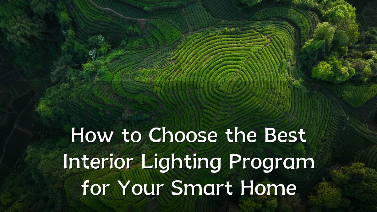 How to Choose the Best Interior Lighting Program for Your Smart Home