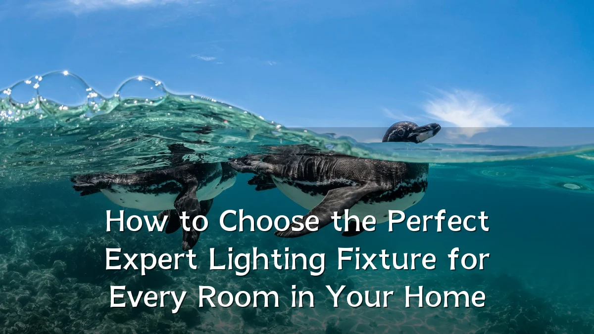 How to Choose the Perfect Expert Lighting Fixture for Every Room in Your Home