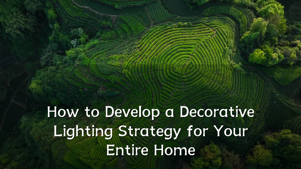 How to Develop a Decorative Lighting Strategy for Your Entire Home