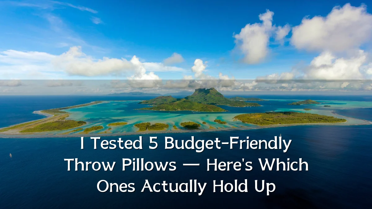 I Tested 5 Budget-Friendly Throw Pillows — Here's Which Ones Actually Hold Up