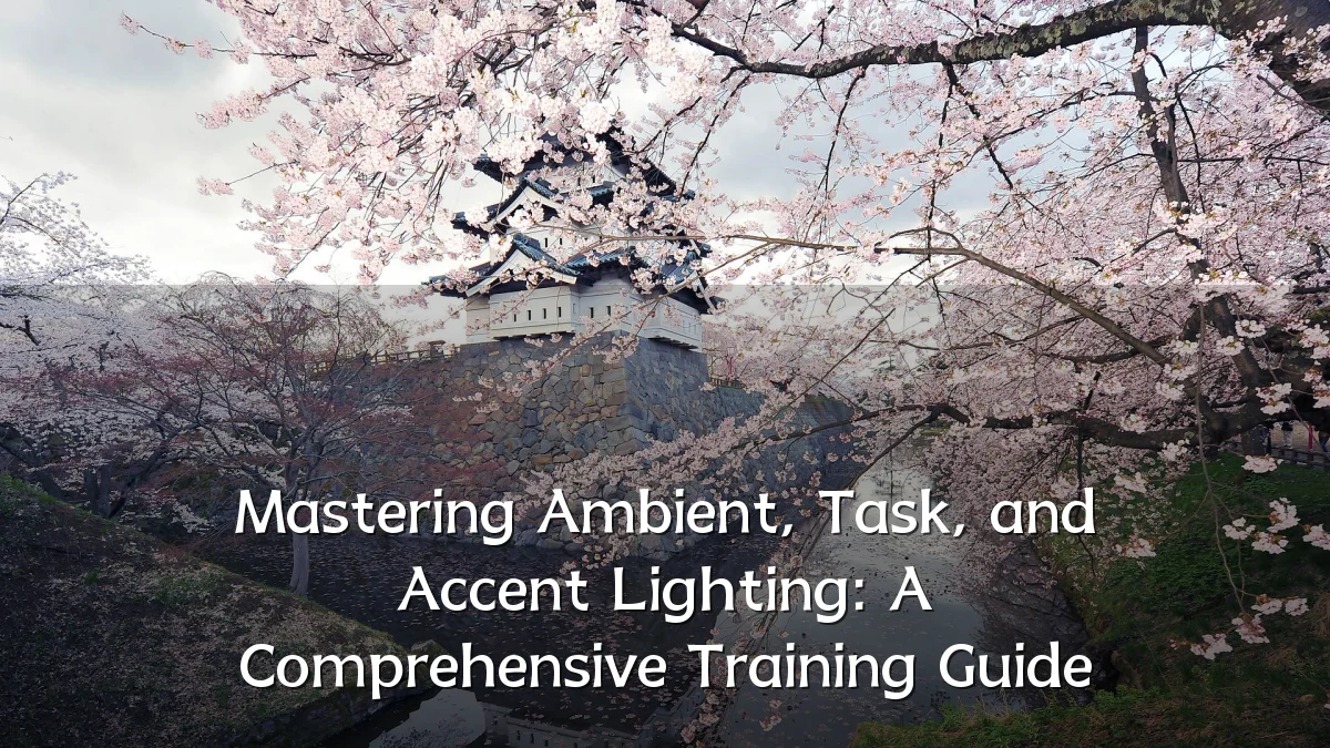 Mastering Ambient, Task, and Accent Lighting: A Comprehensive Training Guide
