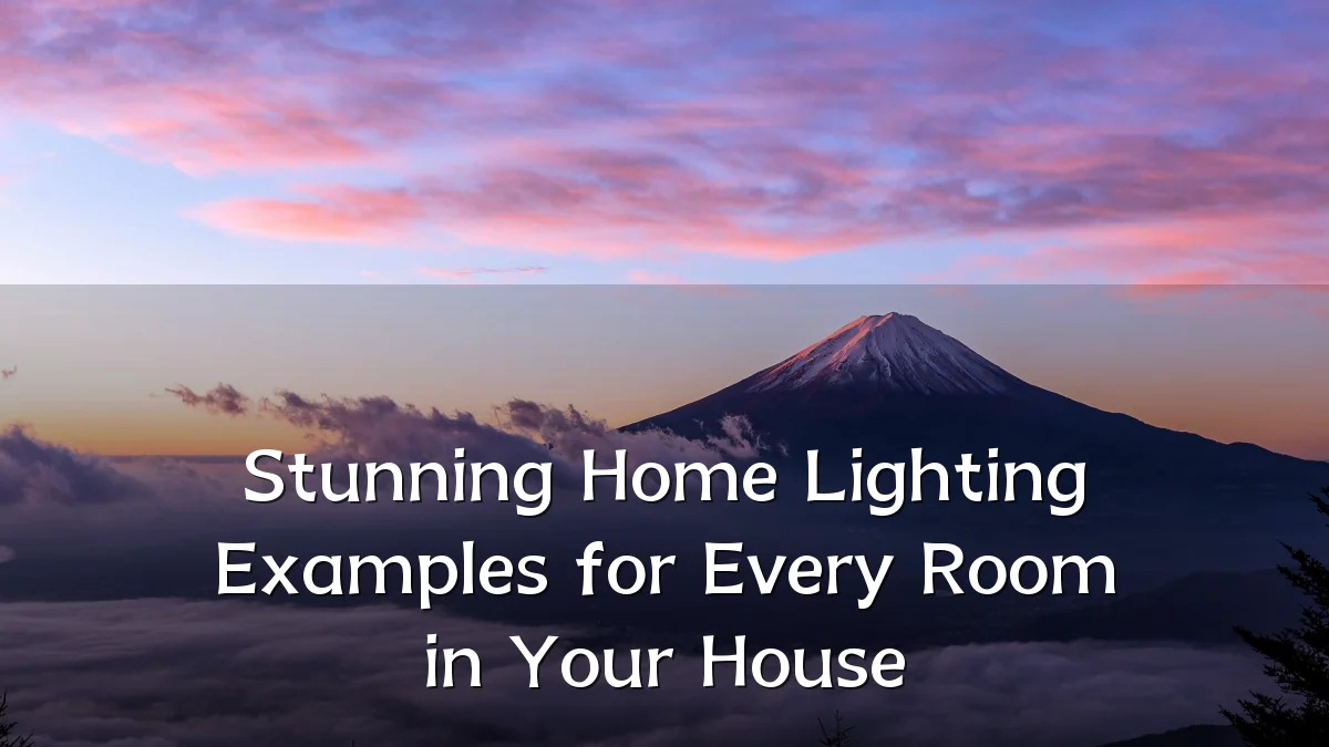 Stunning Home Lighting Examples for Every Room in Your House
