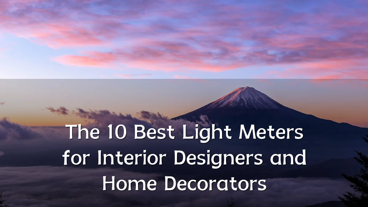 The 10 Best Light Meters for Interior Designers and Home Decorators